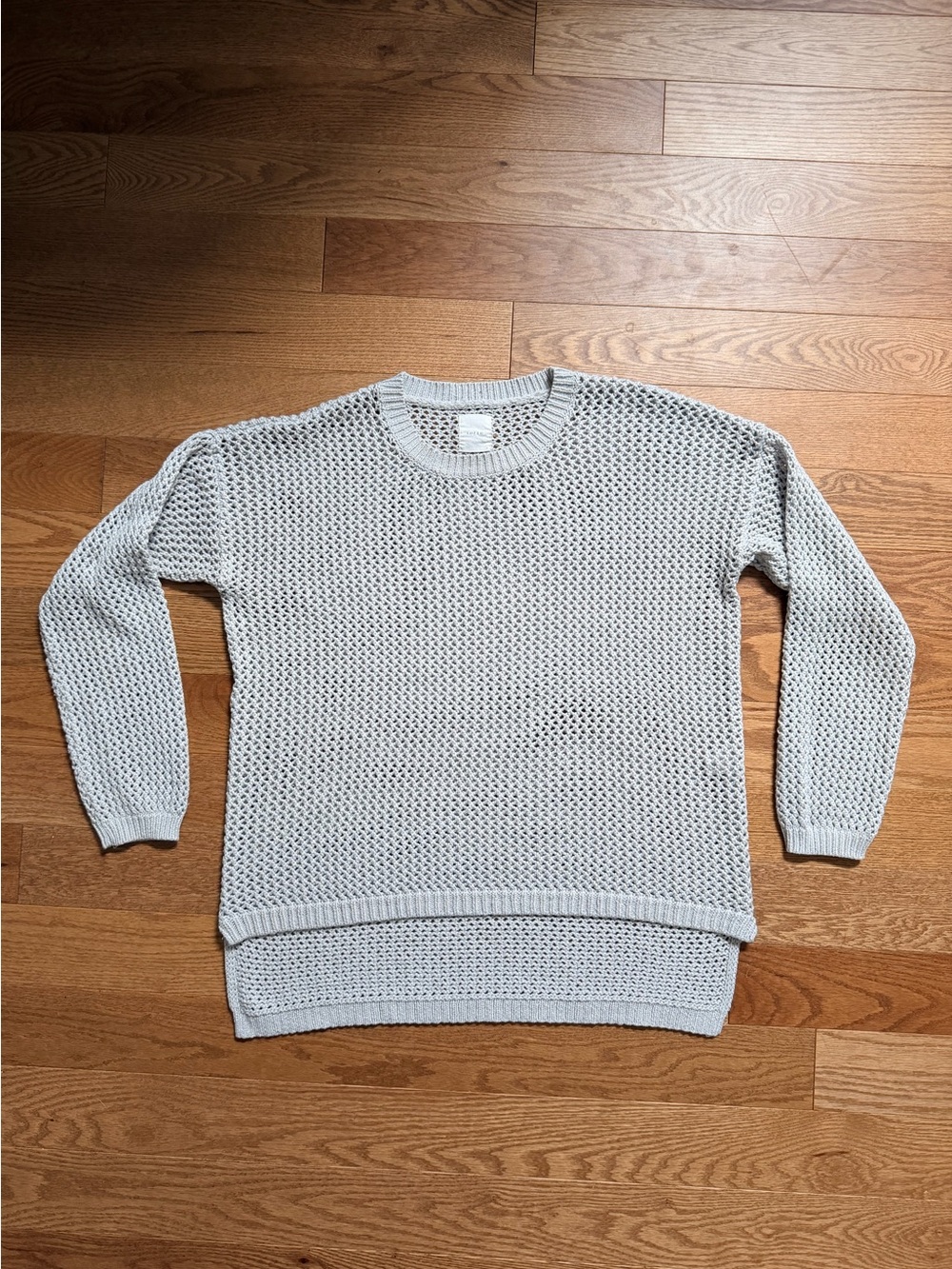 Grey cotton sweater